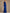 فستان ماكسي ساتان أزرق بكتف واحد مطوي