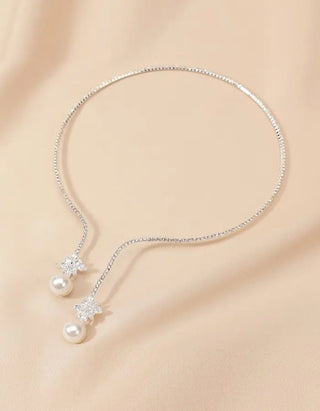 Elegant Pearl Clavicle Necklace