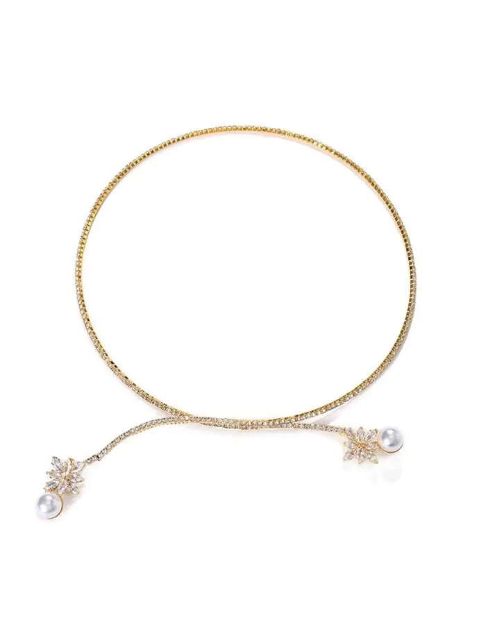 Elegant Pearl Clavicle Necklace