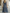 V-Neck Leaf Print Chiffon Elbow-Length Sleeves & Fitted Waist Midi Evening Dress