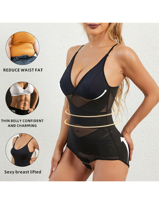 Tummy-controlling Body Shaping Corset With Waist And Bust Support