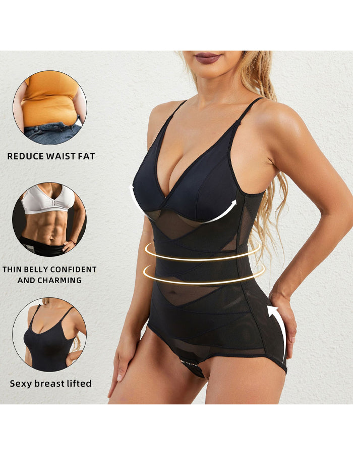 Corpete modelador para controlar a barriga com suporte para cintura e busto
