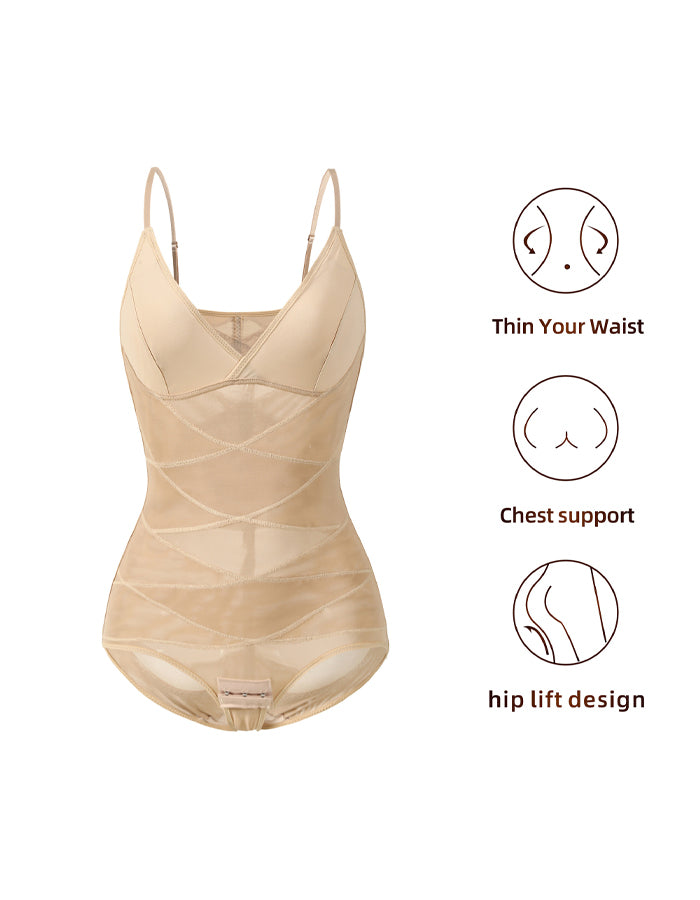 Corpete modelador para controlar a barriga com suporte para cintura e busto