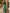 Green V-neck Chiffon Print Maxi Dress