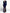 Abito blazer lungo blu scuro doppiopetto con spacco