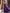 Robe en chiffon violet vif avec décolleté plongeant et taille ceinturée
