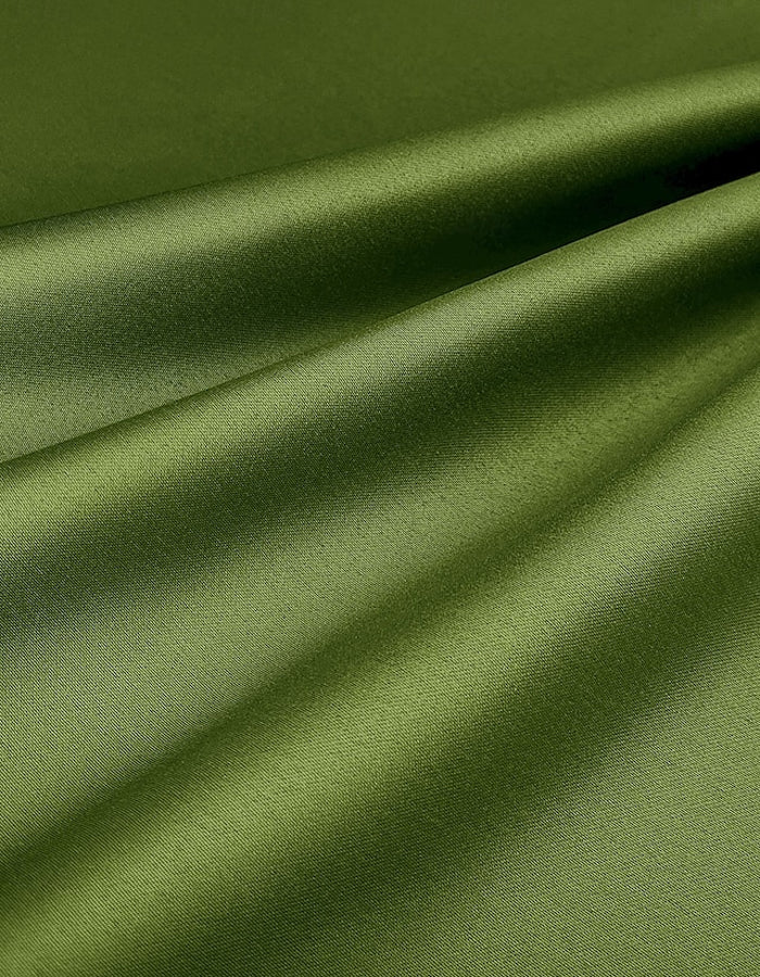 Vestido maxi formal de cetim com corte em A, cor sólida, laço de fita e comprimento até ao chão