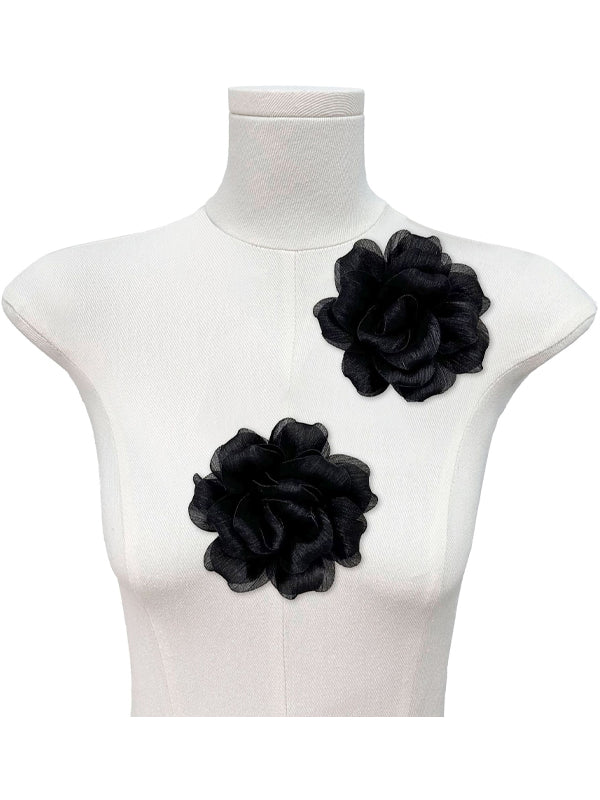 Multi-layered 3d Flower Brooch Accessories