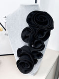 French Three-dimensional Wood Ear Pleated Lace Corsage Decorative Accessories