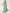 Vestido de dama de honor verde claro em chiffon, corte evasé e comprimento até ao chão