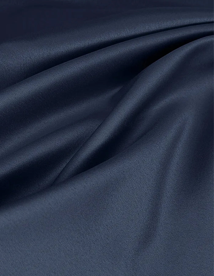 Robe midi unie à col en V et manches courtes avec grand nœud